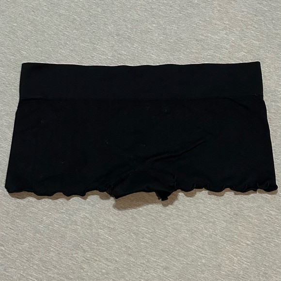 Juicy Couture Rhinestone Logo Bra & Boyshort Set Black Y2K 34C M - Picture 6 of 8